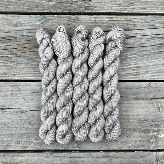 Silver Lichen - Platinum Sock Minis